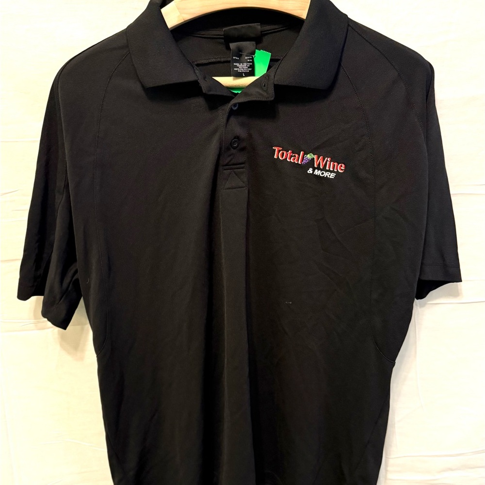 Total Wine and More Polo Shirt for Men Large